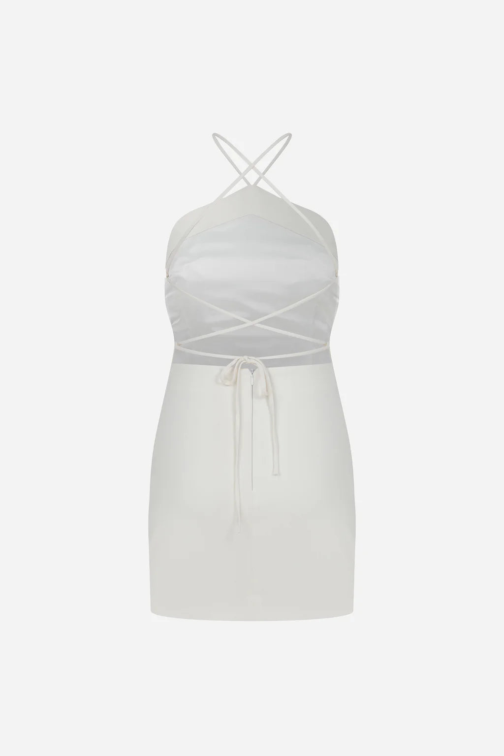 Veronica Sequin Mini Dress Beige