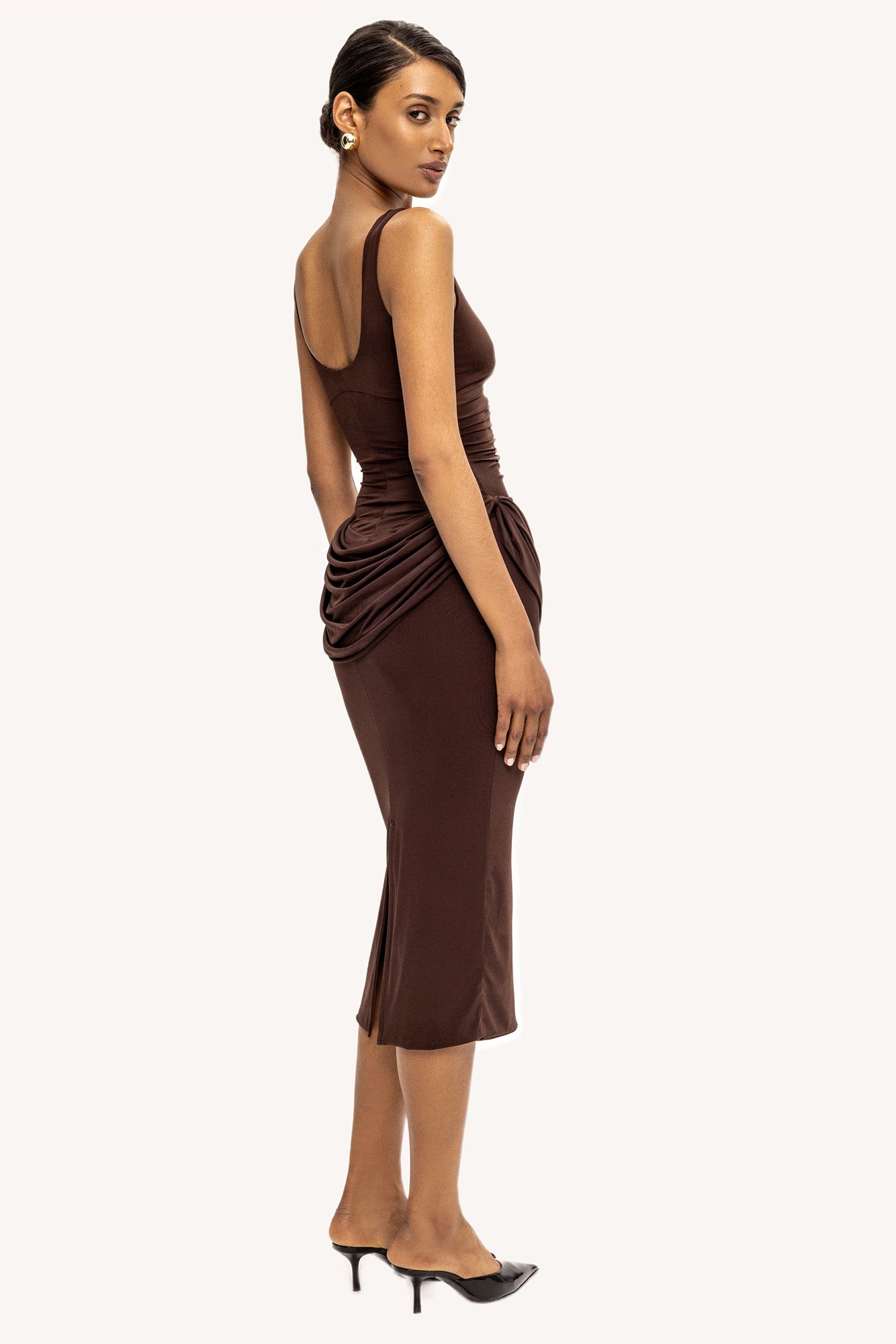 Reina Dress Marrone