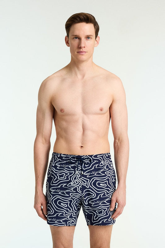Arthus Mono Shark Swim Shorts