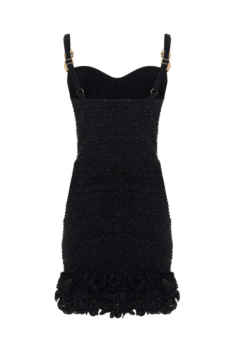 Gavea Mesh Mini Dress Black