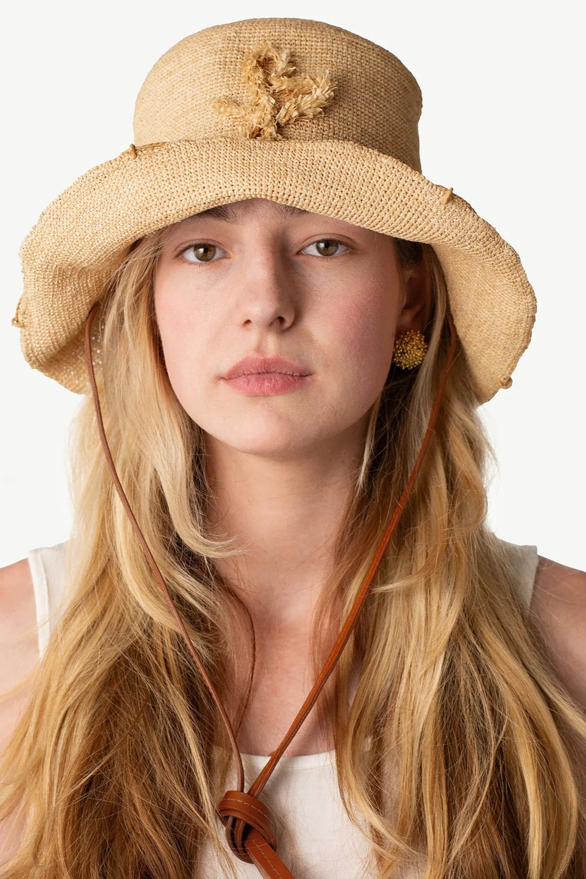 The HatBag, Natural Straw/Brown