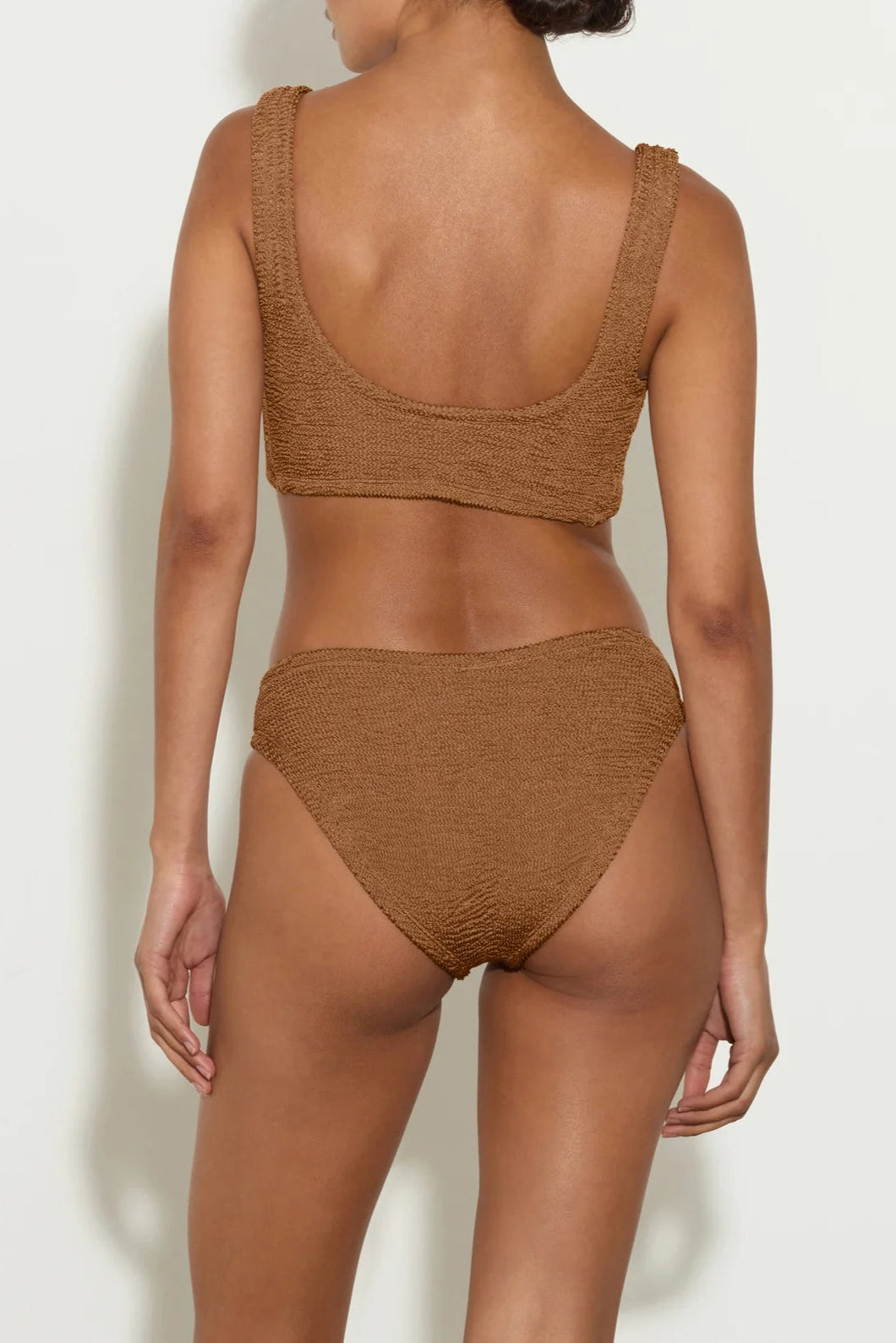 Juno Bikini Metallic Cocoa