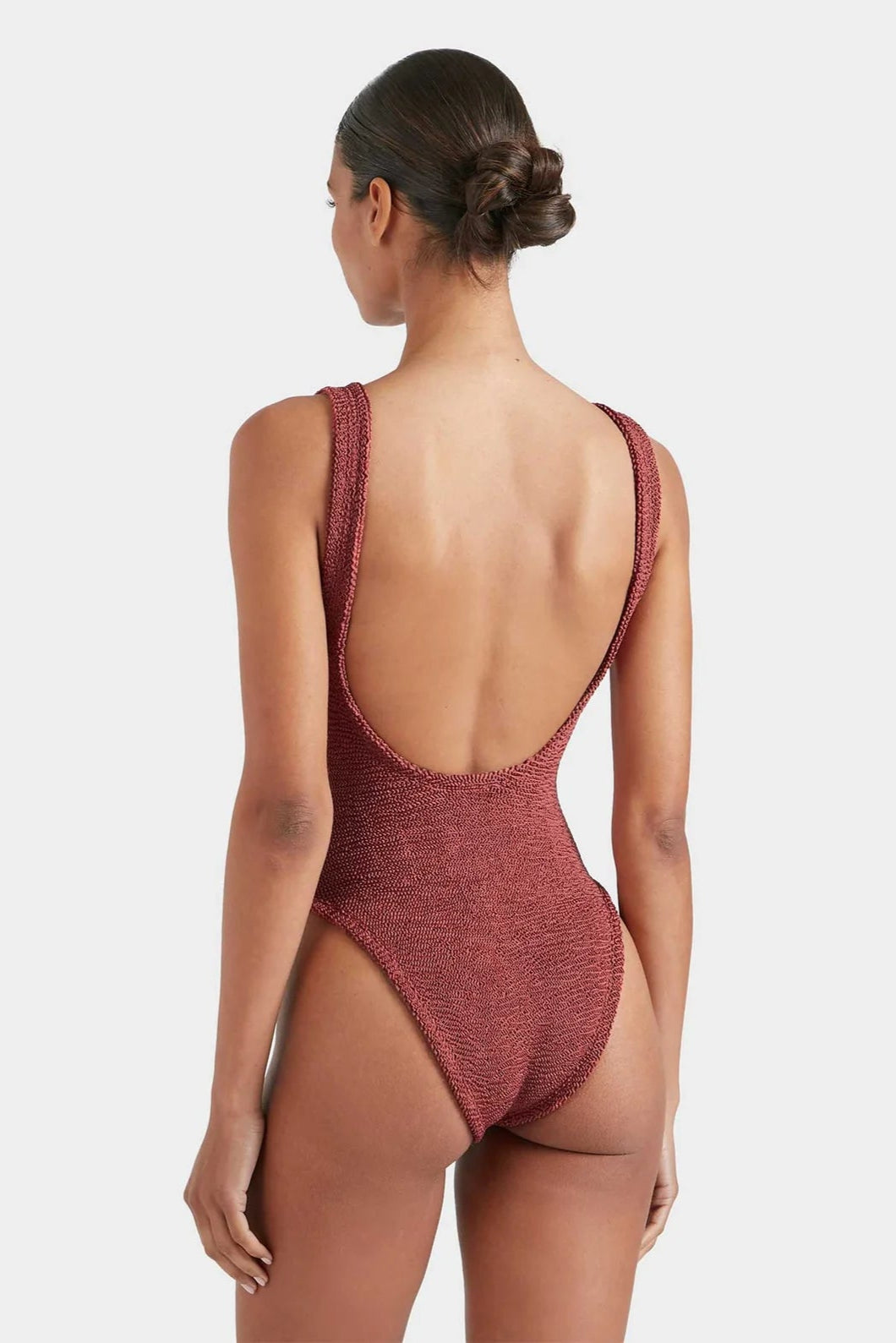 Domino Swim Metallic Rosewood