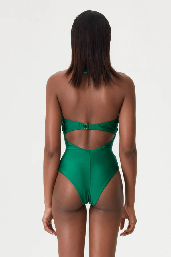 Infinity One Piece Swimsuit Emerald