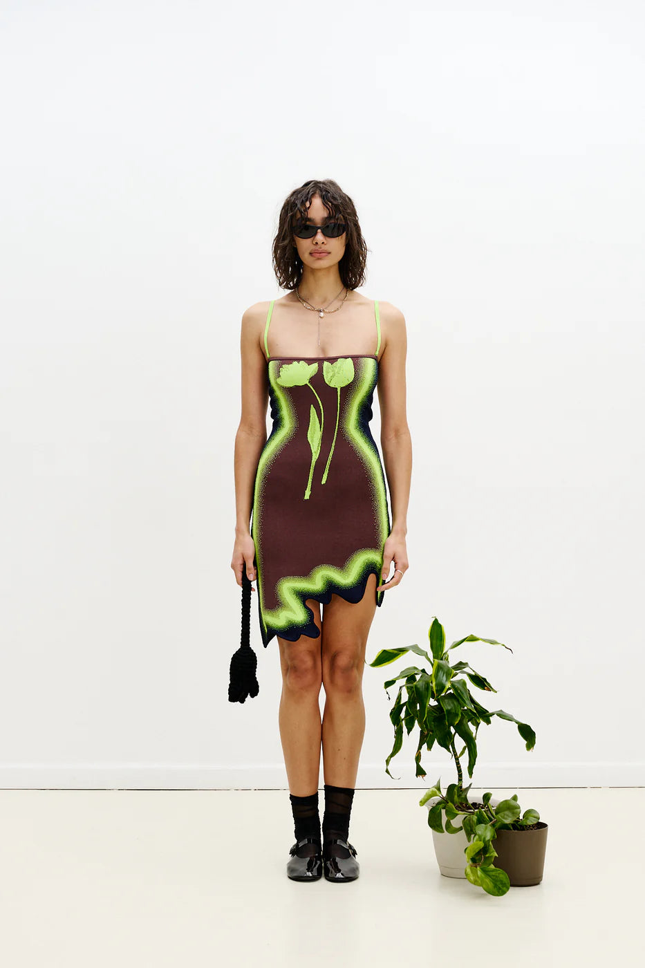 Lyndon Wavy Mini Dress