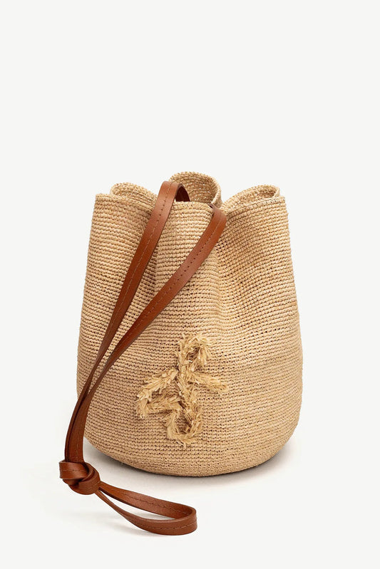 The HatBag, Natural Straw/Brown