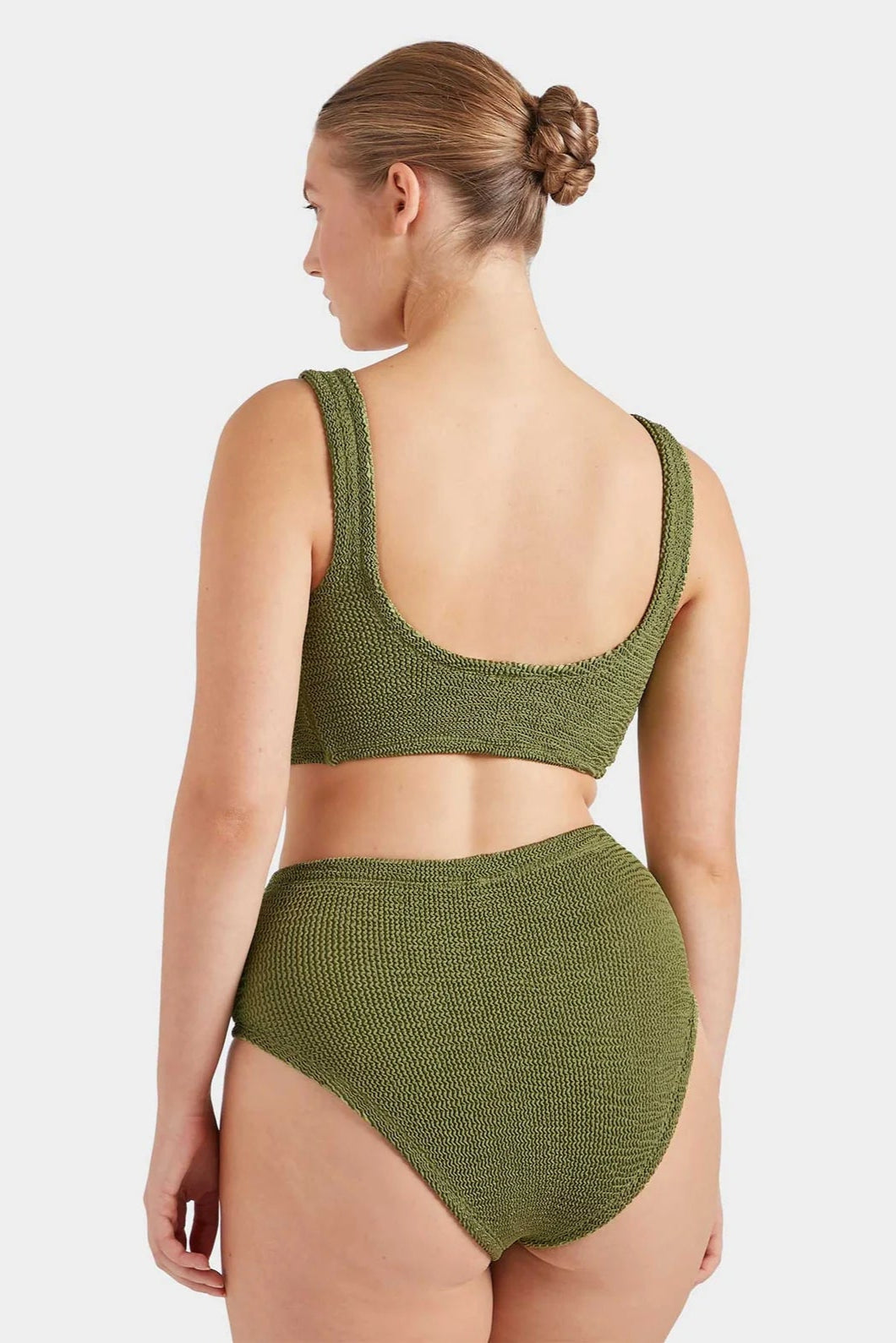 Jamie Bikini Metallic Moss