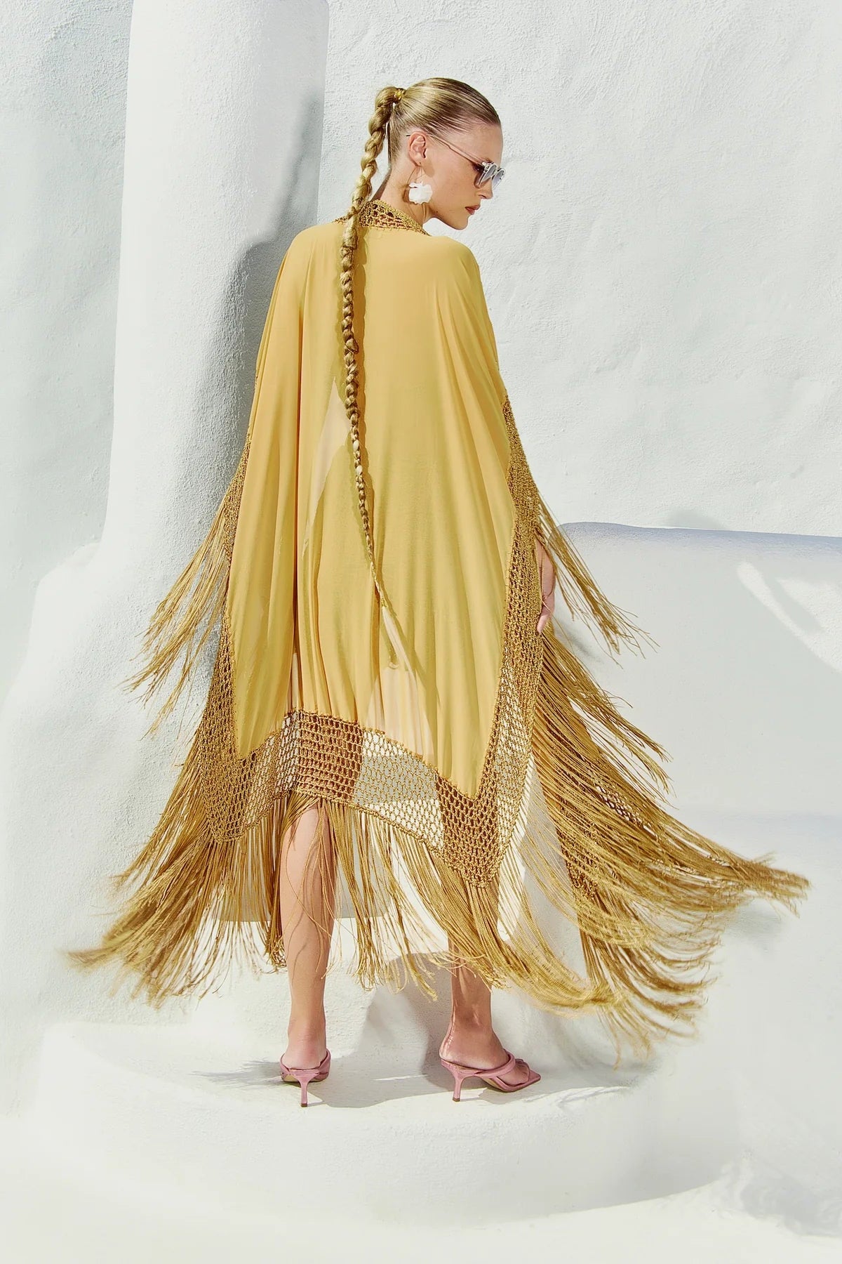 Light Golden Kimono One Size