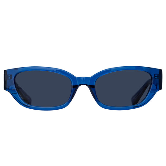 Magda Butrym Cat Eye Sunglasses in Blue