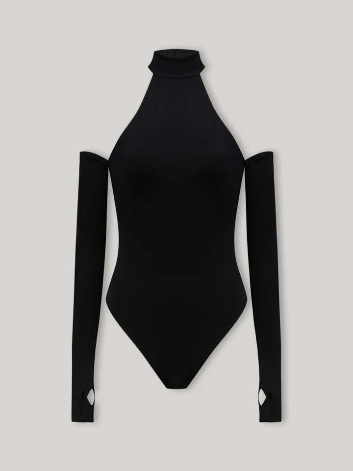 Keira Bodysuit & Skirt Set In Dark Side