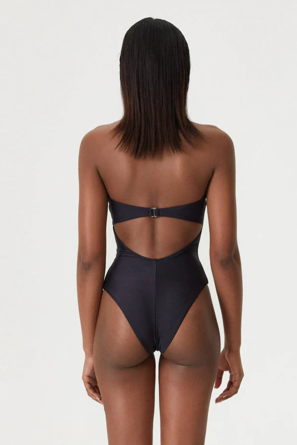 Infinity One Piece Swimsuit Onyx