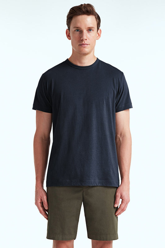 Ricci Pima T-Shirt Navy