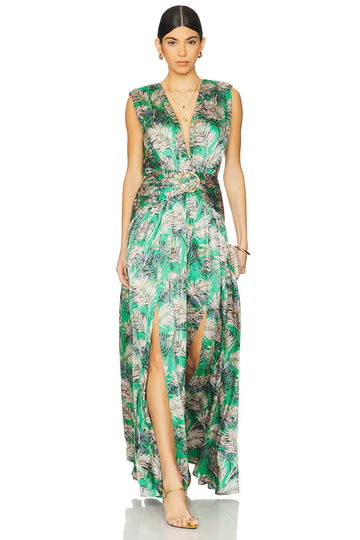 Romi Havanna Gown Green Multi