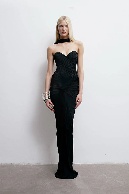 Samsara In Dark Side Maxi Dress