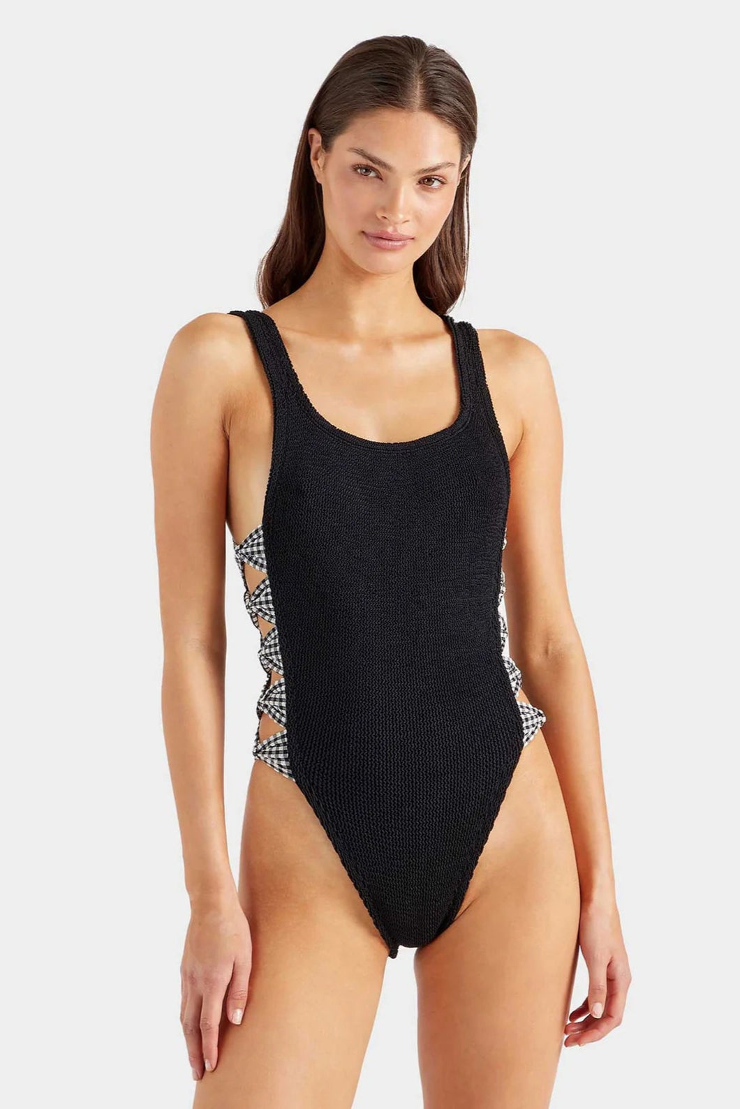 Tiffany Swim Black Gingham