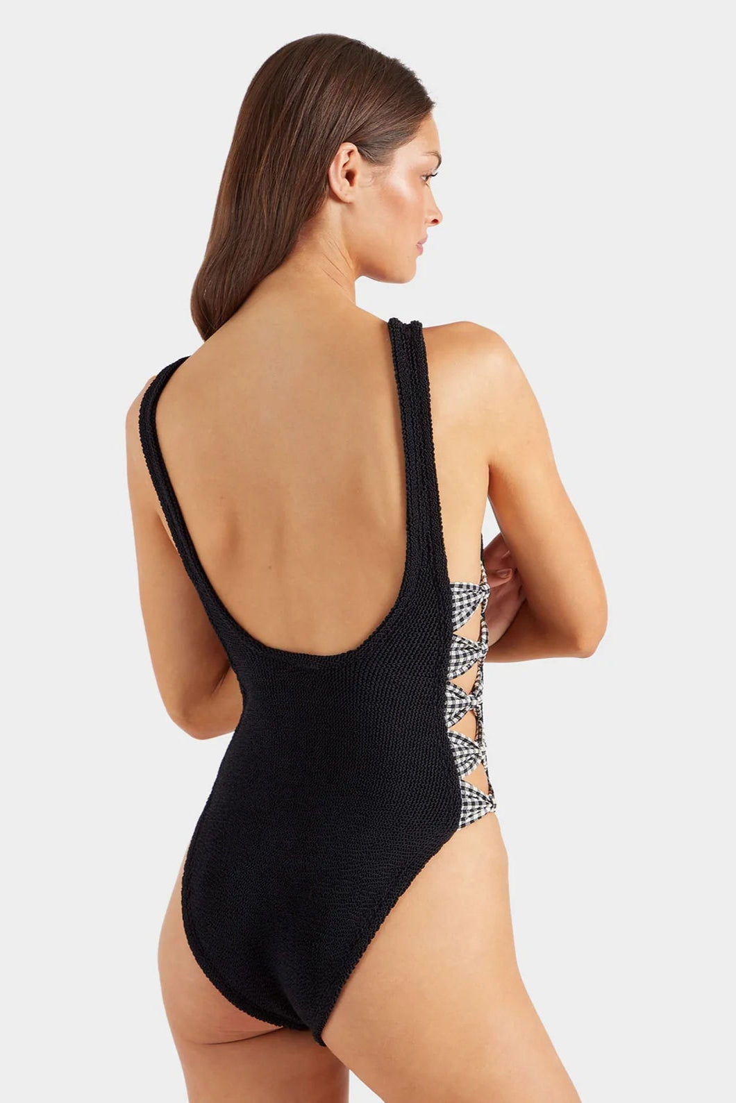 Tiffany Swim Black Gingham