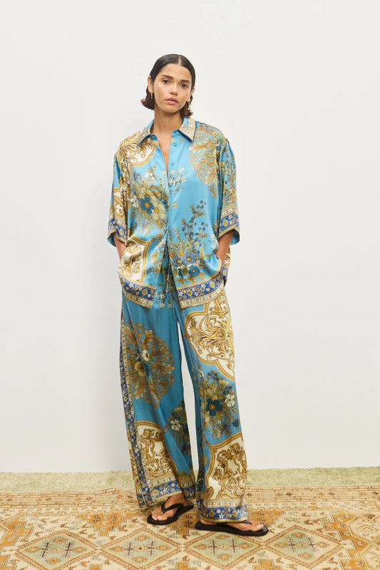 Cassie Silk Shirt & Pant
