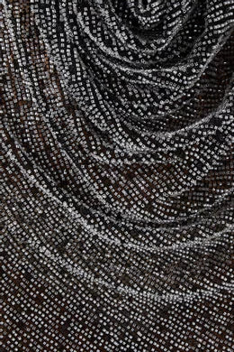 Amalia Beaded Gown Noir