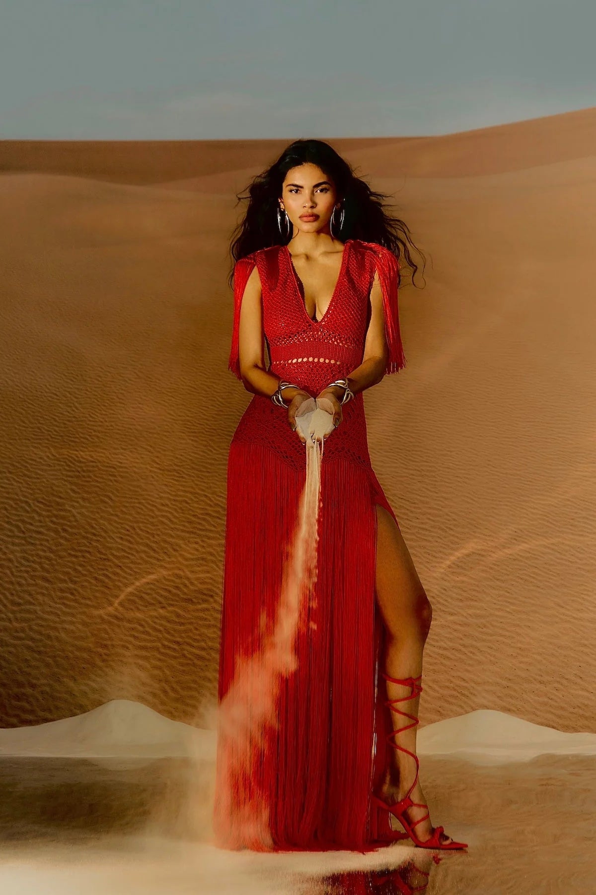 Costa Rica Maxi Dress Red