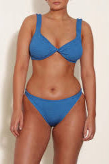 Juno Bikini Metallic Denim