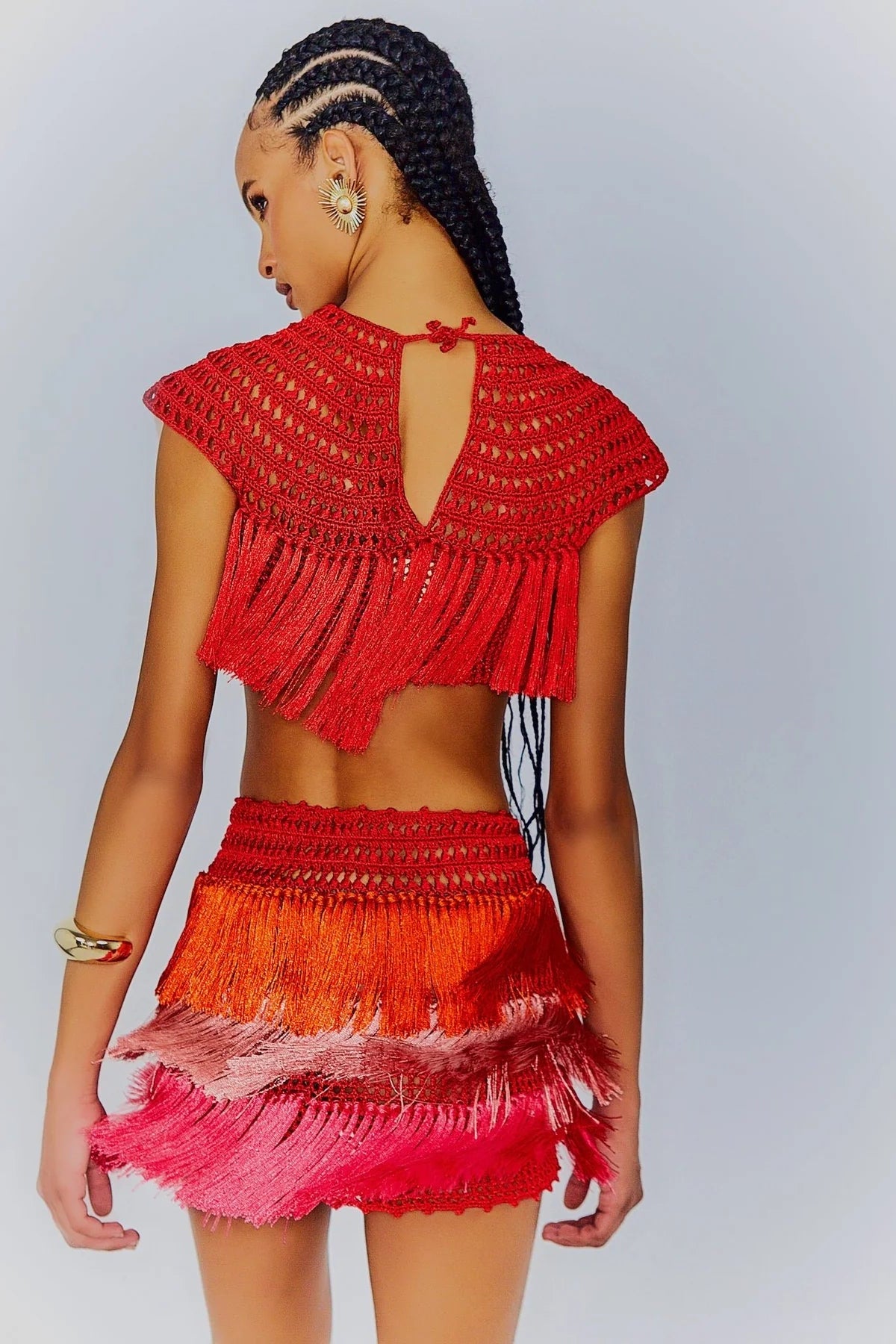 Jeri Two Piece Set Red