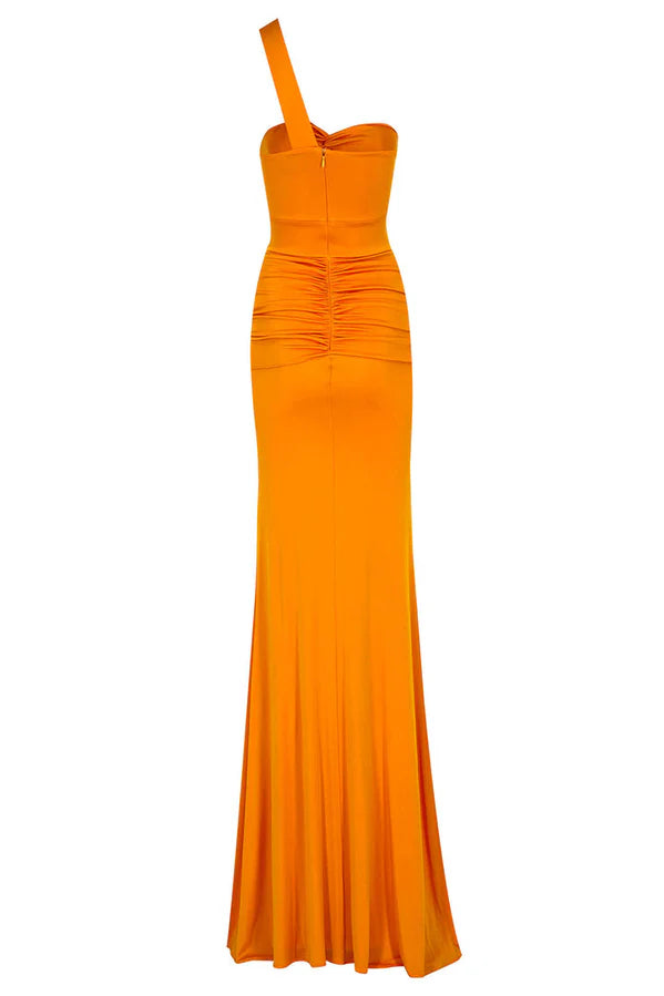 Keira Dress In Naranja Intenso