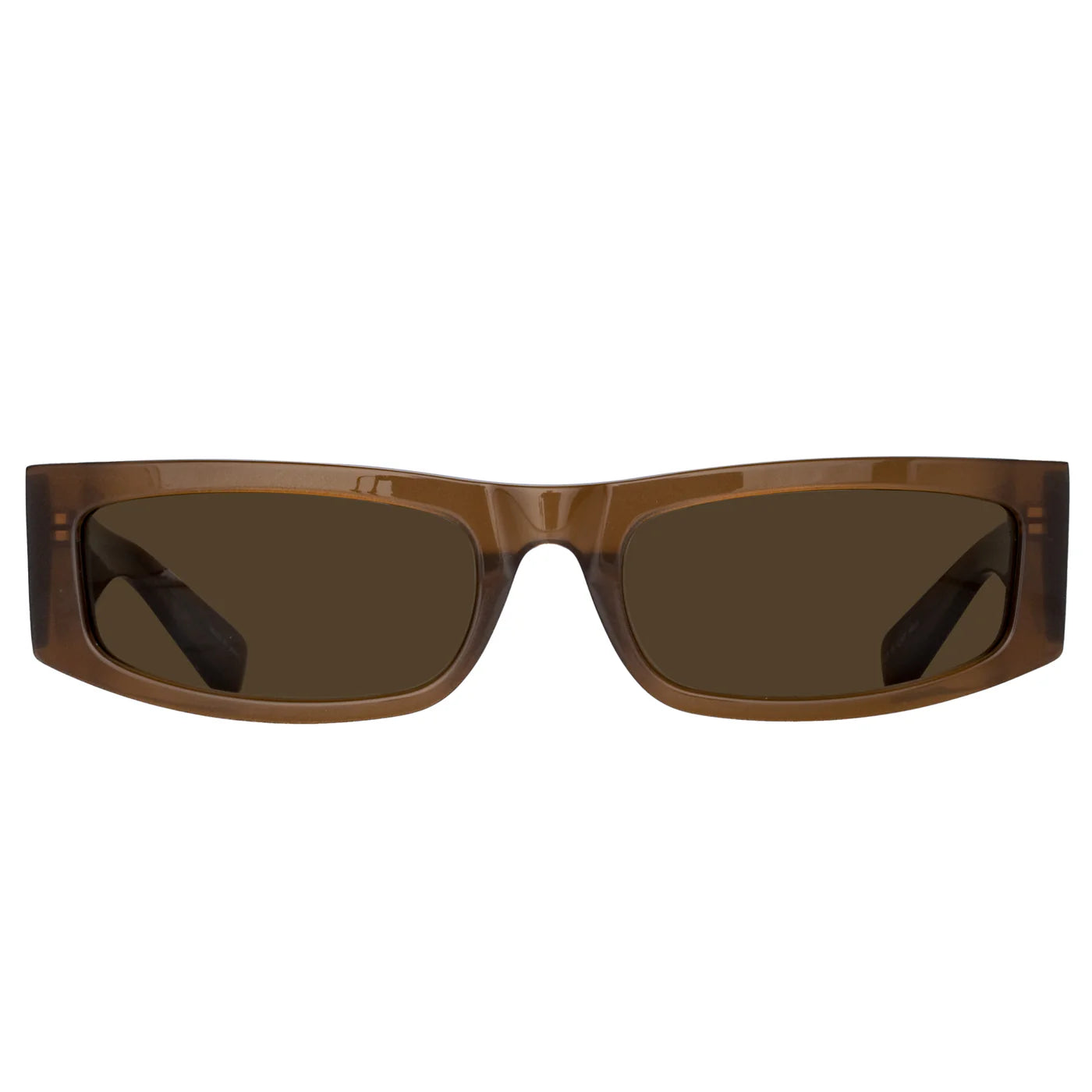 Magda Butrym Rectangular Sunglasses in Brown