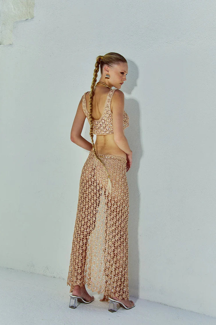 Mexico Crochet Set Rose Gold