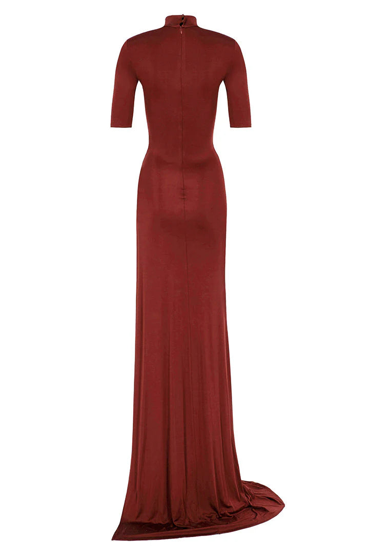 Pernille In Terra Rosso Maxi Dress